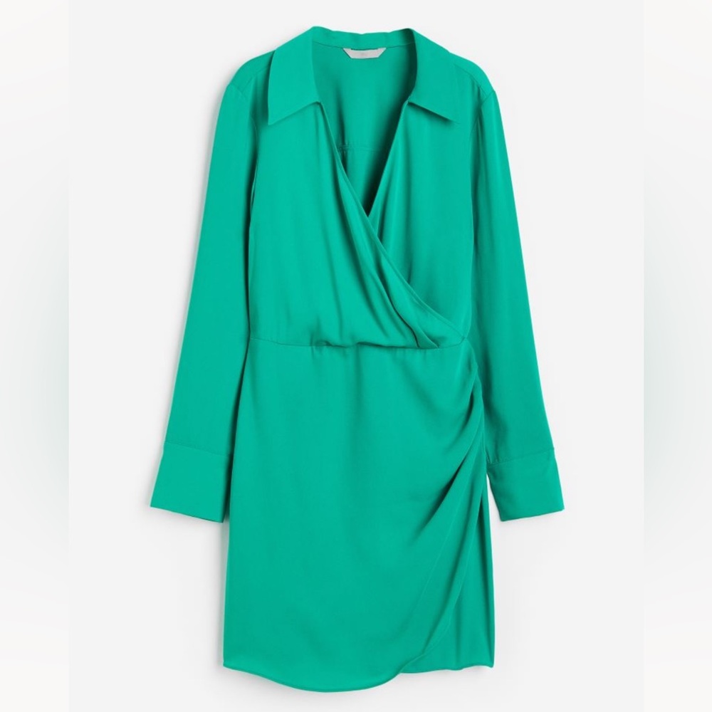 Green Wrap Dress